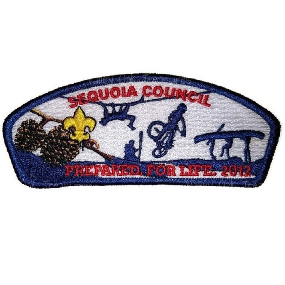 Limited Edition 2012 Sequoia Council BSA Friends of Scouting Shoulder Patch